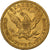 Estados Unidos, $5, Half Eagle, Coronet Head, 1908, Philadelphia, Oro, EBC