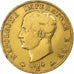 STATI ITALIANI, KINGDOM OF NAPOLEON, Napoleon I, 40 Lire, 1810, Milan, Oro, MB+