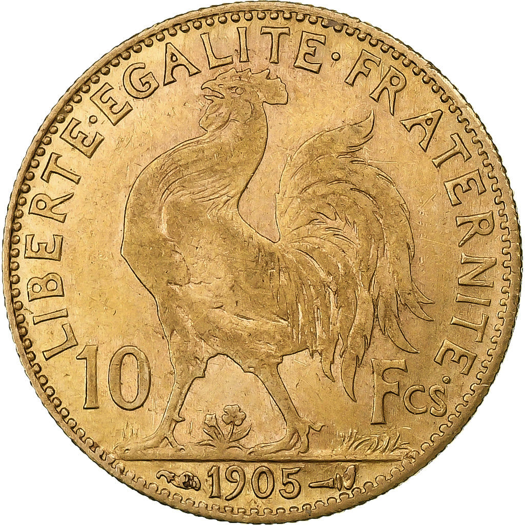 France, 10 Francs, Marianne, 1905, Paris, Or, TTB+, Gadoury:1017, KM:846