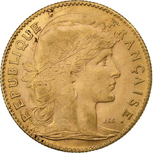 France, 10 Francs, Marianne, 1912, Paris, Or, TTB+, Gadoury:1017, KM:846