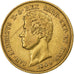 ITALIAN STATES, SARDINIA, Carlo Alberto, 20 Lire, 1849, Torino, Gold, VF(30-35)