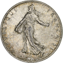 France, 2 Francs, Semeuse, 1920, Paris, Silver, AU(50-53), Gadoury:532, KM:845.1