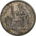 FRENCH INDO-CHINA, Piastre, 1921, San Francisco, Silver, EF(40-45)