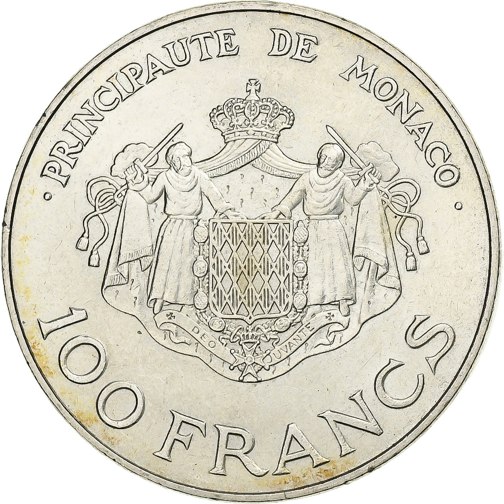 Monaco, Rainier III, 100 Francs, 1982, Argent, SUP, KM:161