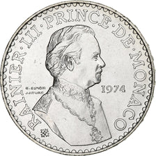 Monaco, Rainier III, 50 Francs, 1974, Silver, MS(60-62), KM:152.1