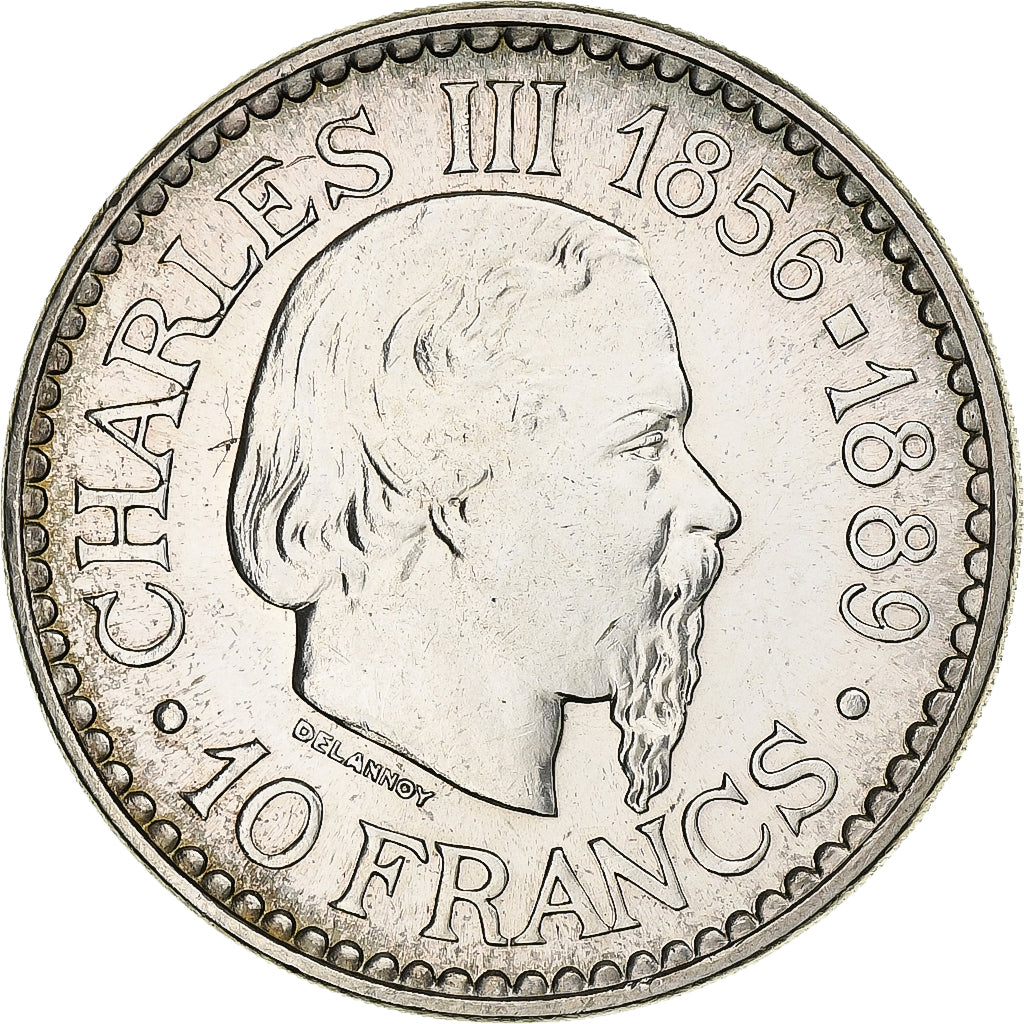 Monaco, Rainier III, 10 Francs, 1966, Paris, Argento, SPL, Gadoury:155, KM:146