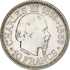 Monaco, Rainier III, 10 Francs, 1966, Paris, Argento, SPL, Gadoury:155, KM:146