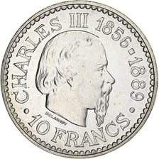 Monaco, Rainier III, 10 Francs, 1966, Paris, Silver, MS(63), Gadoury:155, KM:146