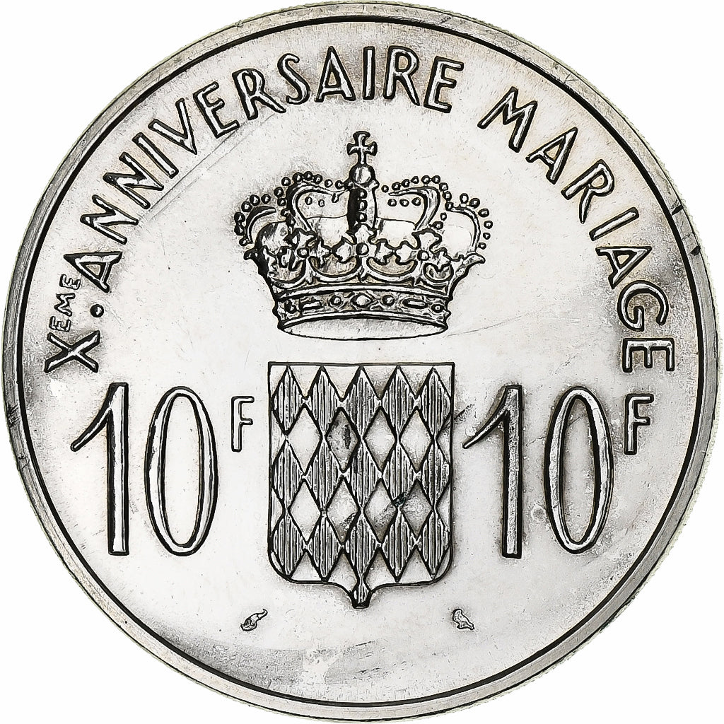 Monaco, 10 Francs, 1966, Monnaie de Paris, Silver, AU(55-58), Gadoury:MC 154