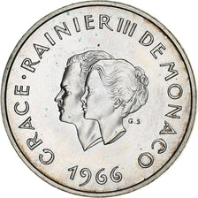 Monaco, 10 Francs, 1966, Monnaie de Paris, Silver, MS(60-62), Gadoury:MC 154