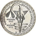 West African States, 5000 Francs, 1982, Silver, MS(64), KM:11