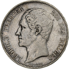 Belgium, Leopold I, 5 Francs, 5 Frank, 1850, Silver, VF(30-35), KM:17