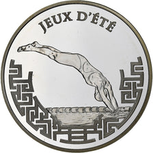 France, 1-1/2 Euro, Monnaie de Paris, Jeux d'Eté Natation, Proof, 2008, Paris