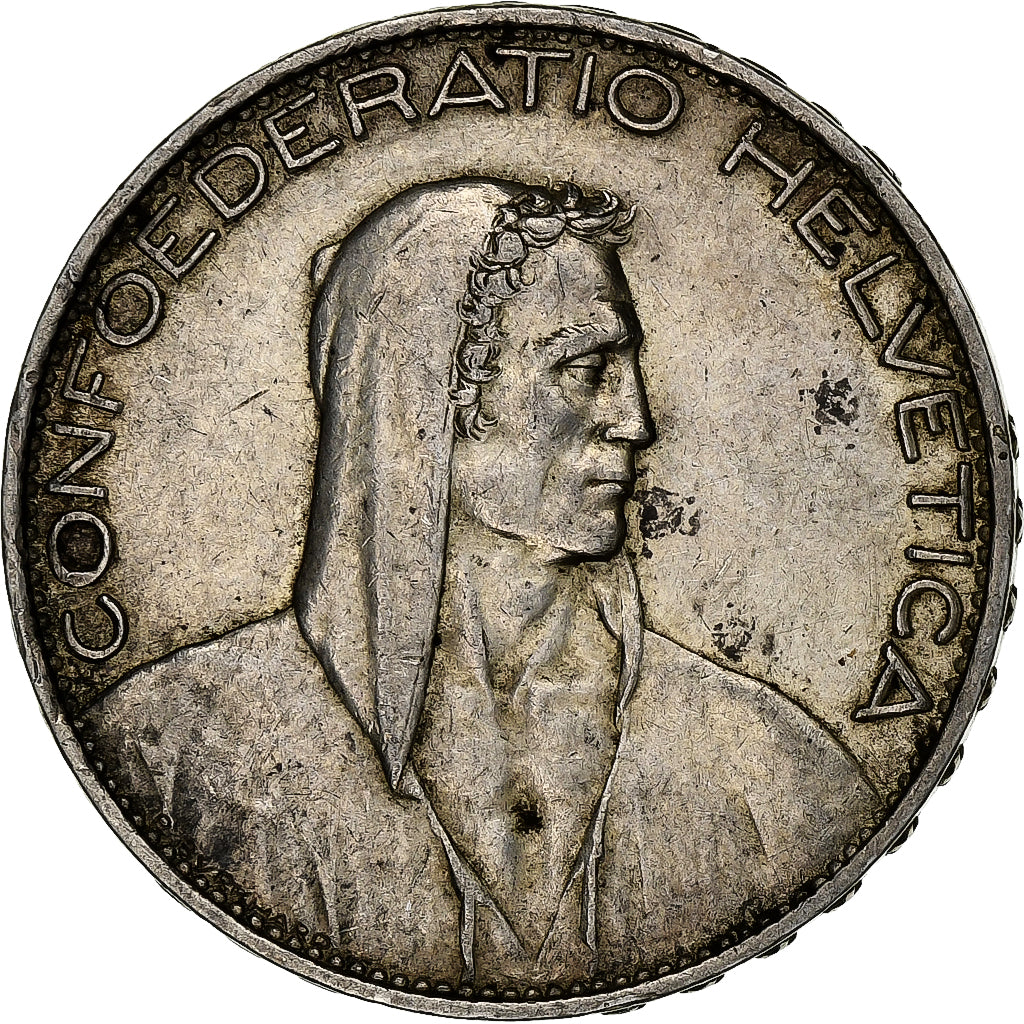 Switzerland, 5 Francs, 1925, Bern, Silver, EF(40-45), KM:38