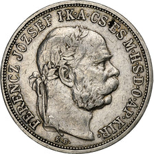 Hungary, Franz Joseph I, 5 Korona, 1908, Kormoczbanya, Silver, EF(40-45), KM:488