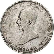 Urugwaj, Peso, 1917, Srebro, VF(30-35), KM:23