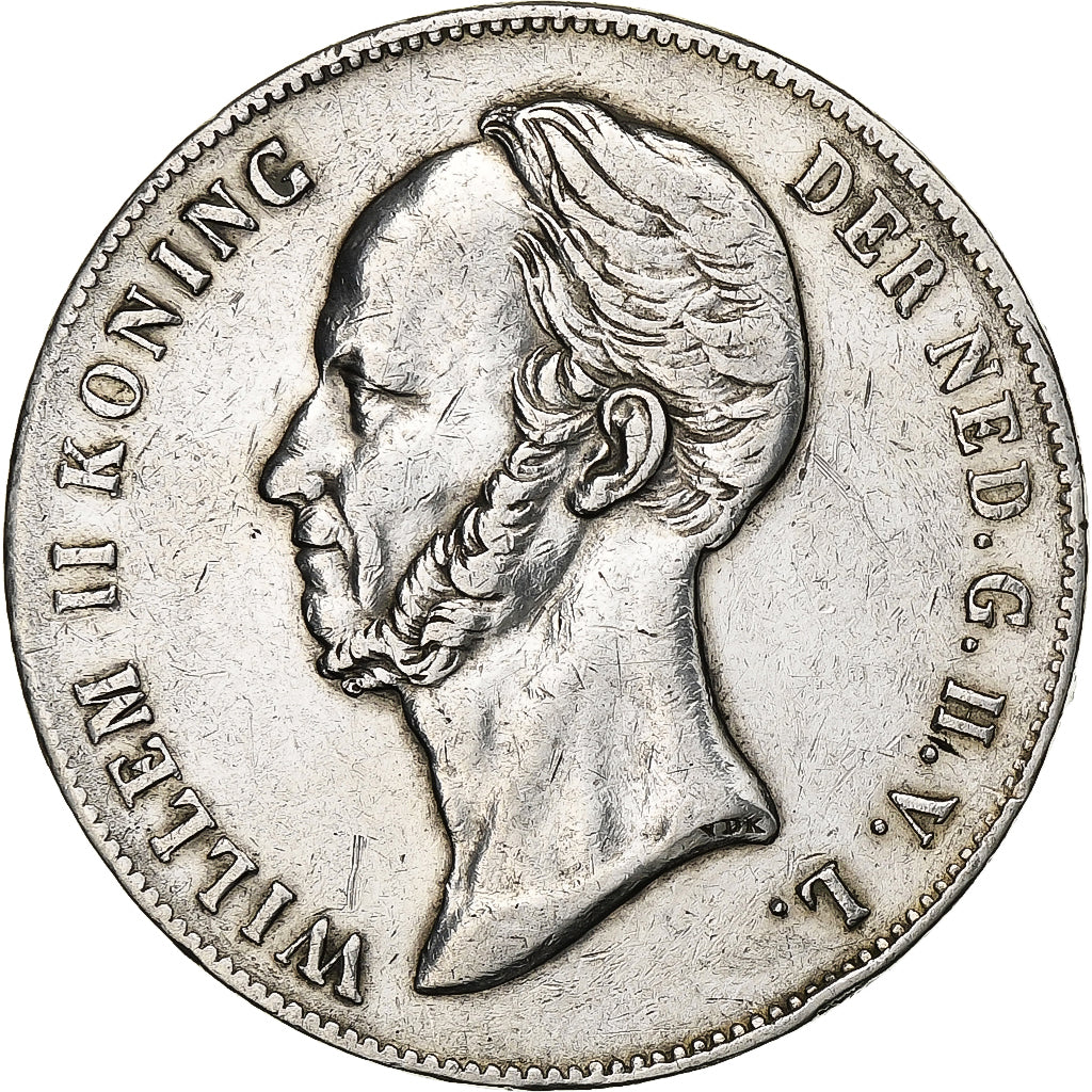 Netherlands, 2 1/2 Gulden, 1848, Utrecht, Silver, VF(30-35), KM:69