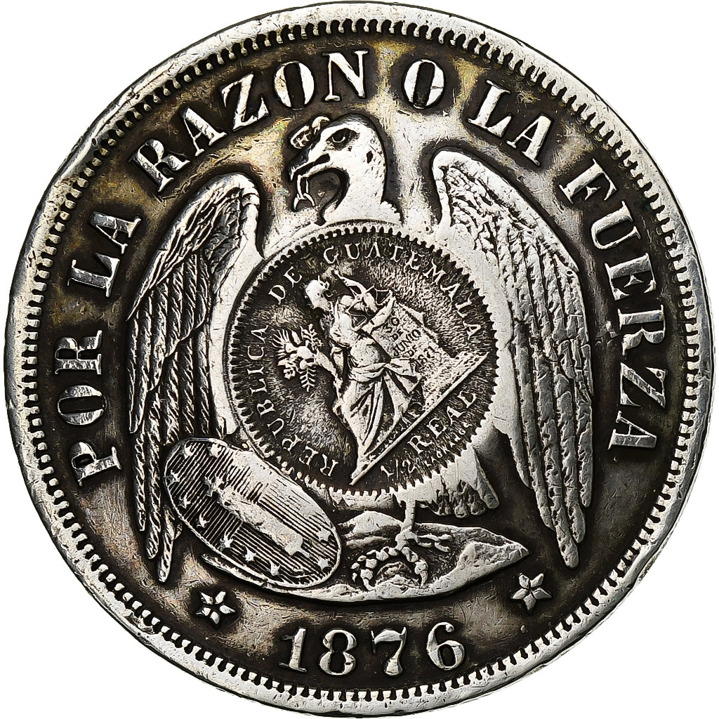 Guatemala, 1/2 Réal, 1894, Silver, EF(40-45), KM:224