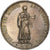 San Marino, 5 Lire, 1898, Rome, Srebro, AU(50-53), KM:6