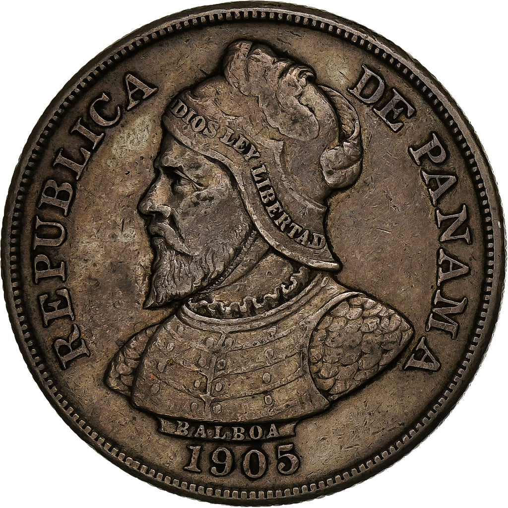 Panama, 50 Centesimos, 1905, Silver, EF(40-45), KM:5