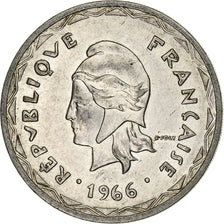 New Hebrides, 100 Francs, 1966, Paris, Silver, EF(40-45), Lecompte:59, KM:1