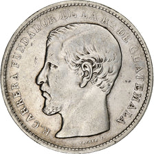 Guatemala, Peso, 1871, Silver, VF(30-35), KM:190.1