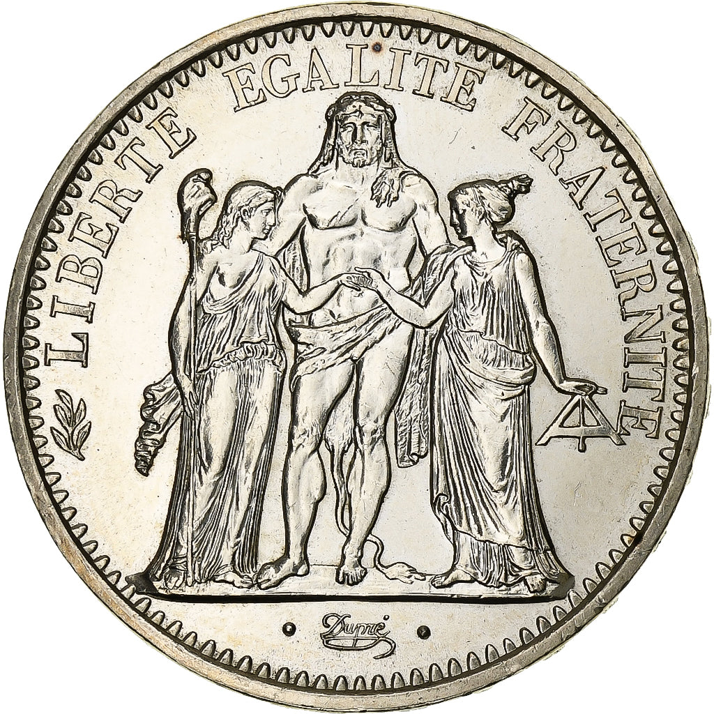France, 10 Francs, Hercule, 1967, Paris, Silver, MS(60-62), Gadoury:813, KM:932