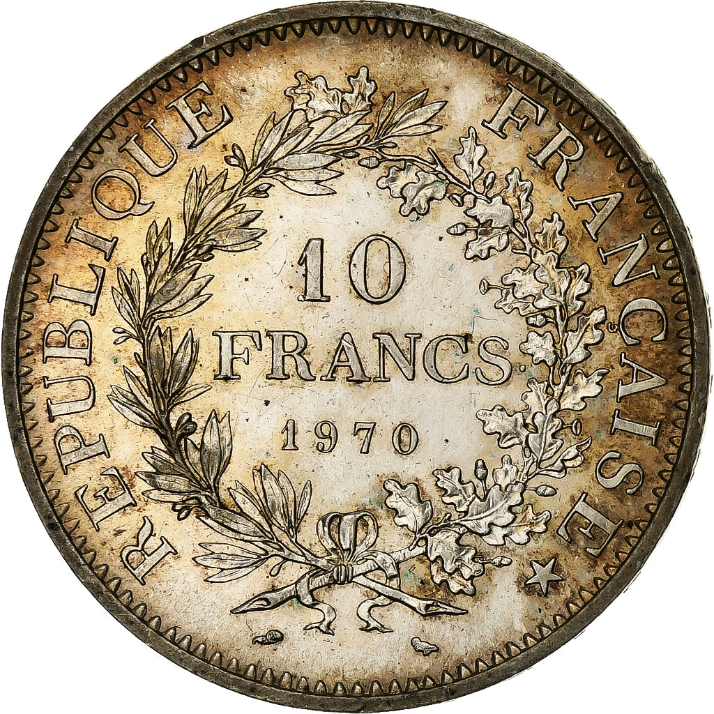 Francia, 10 Francs, Hercule, 1970, Paris, Argento, SPL, Gadoury:813, KM:932