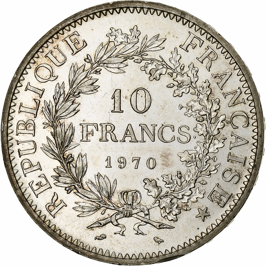 Francia, 10 Francs, Hercule, 1970, Paris, Argento, SPL, Gadoury:813, KM:932