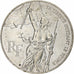 France, 100 Francs, Liberté guidant le peuple, 1993, Silver, AU(55-58)