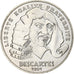France, 100 Francs, Descartes, 1991, Silver, MS(60-62), Gadoury:906, KM:996