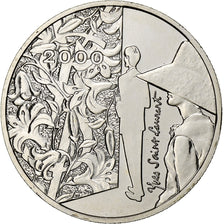 France, 5 Francs, Yves St. Laurent, 2000, Paris, BU, Argent, FDC, KM:1215