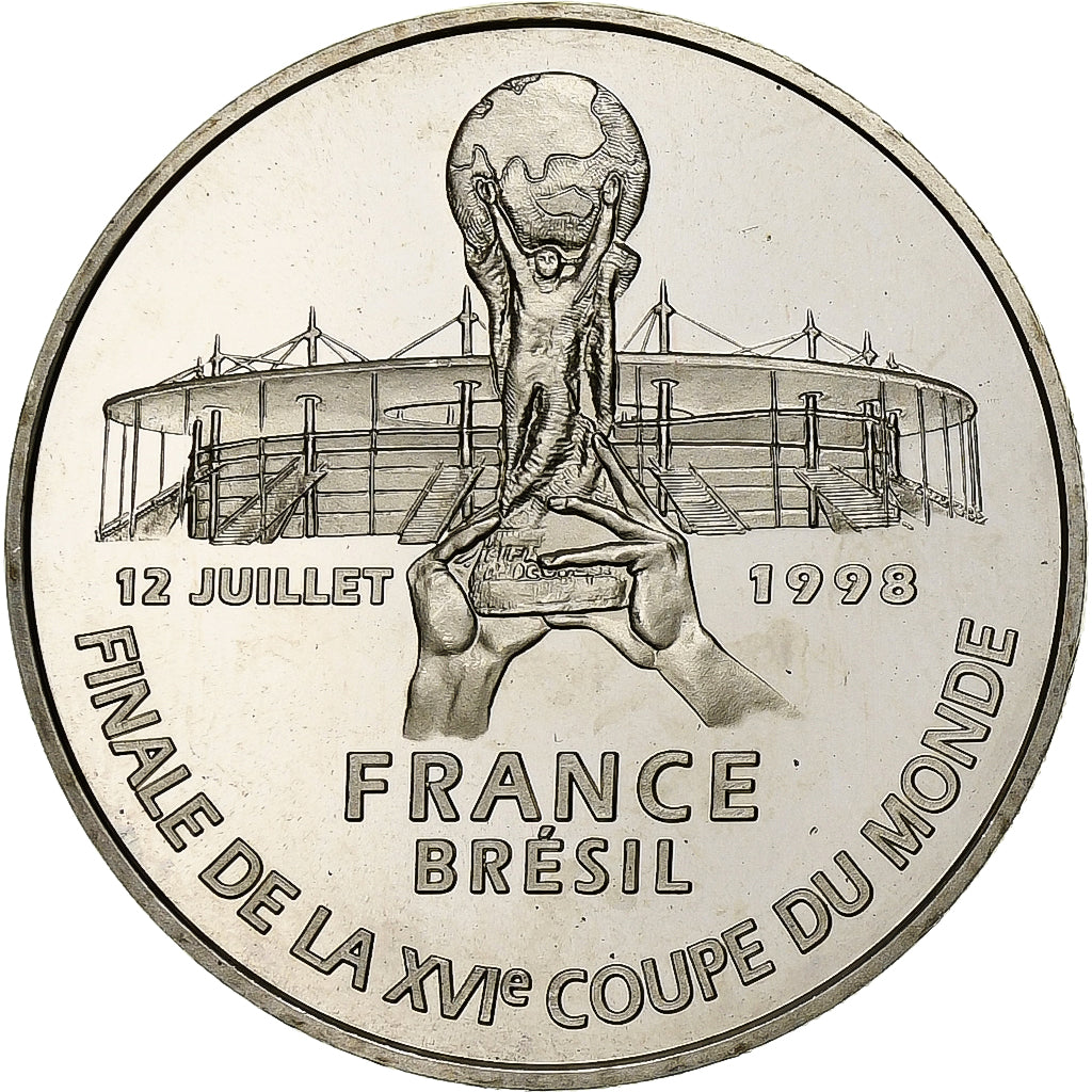 Francja, 5 Francs, 1998, Srebro, MS(65-70), Gadoury:C 215, KM:1212
