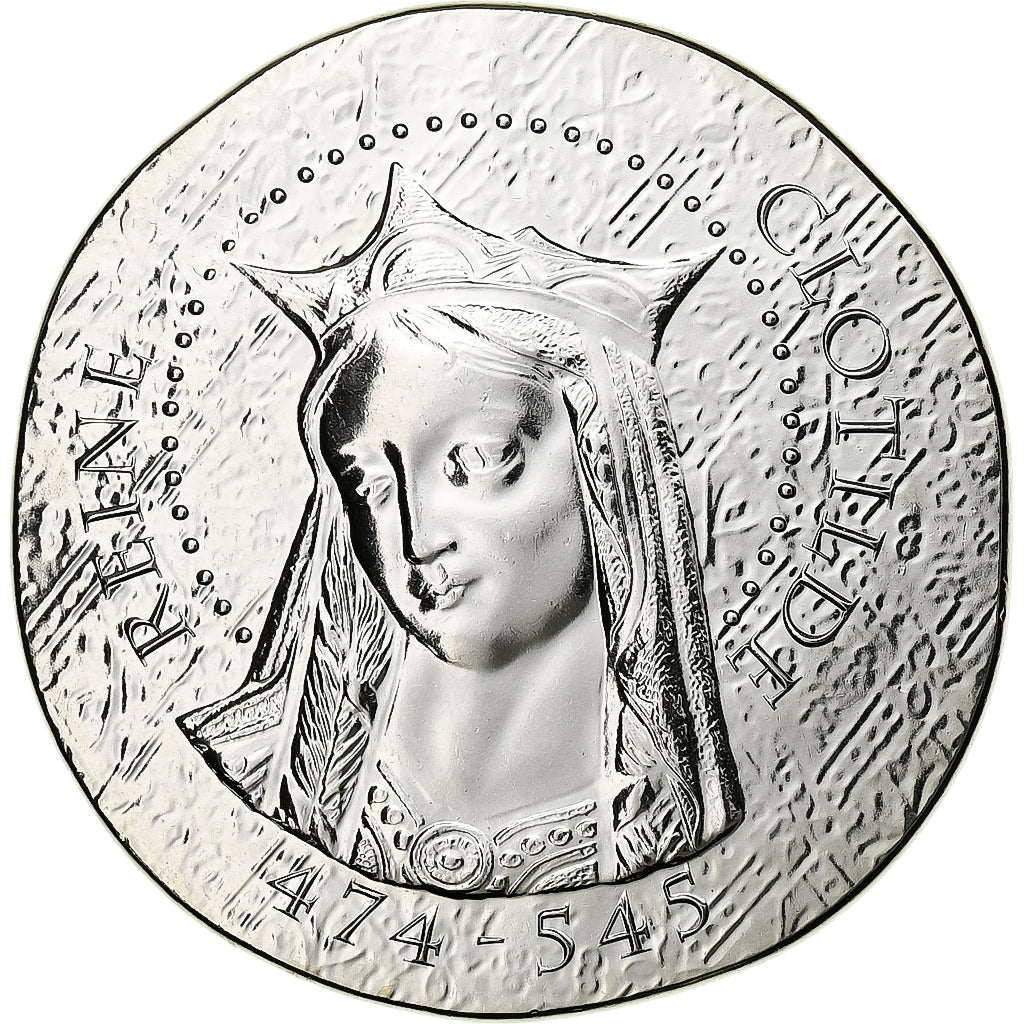 France, 10 Euro, Monnaie de Paris, Reine Clotilde, BE, 2016, Silver, MS(65-70)