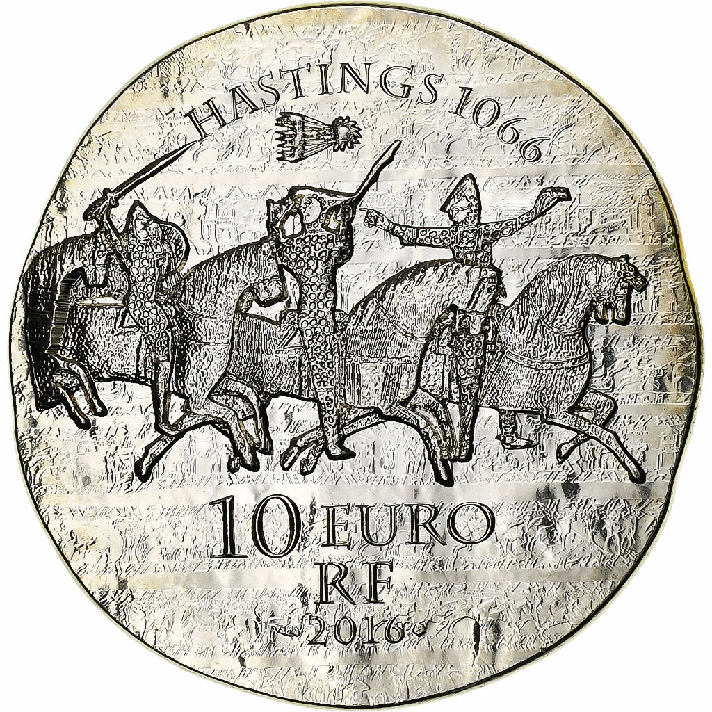 France, 10 Euro, Monnaie de Paris, Reine Mathilde, BE, 2016, Silver, MS(65-70)