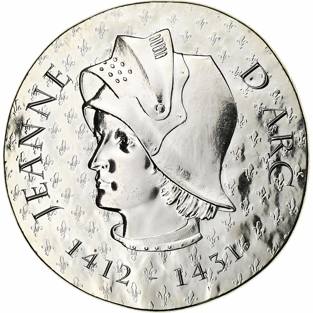 France, 10 Euro, Monnaie de Paris, Jeanne d'Arc, BE, 2016, Silver, MS(65-70)