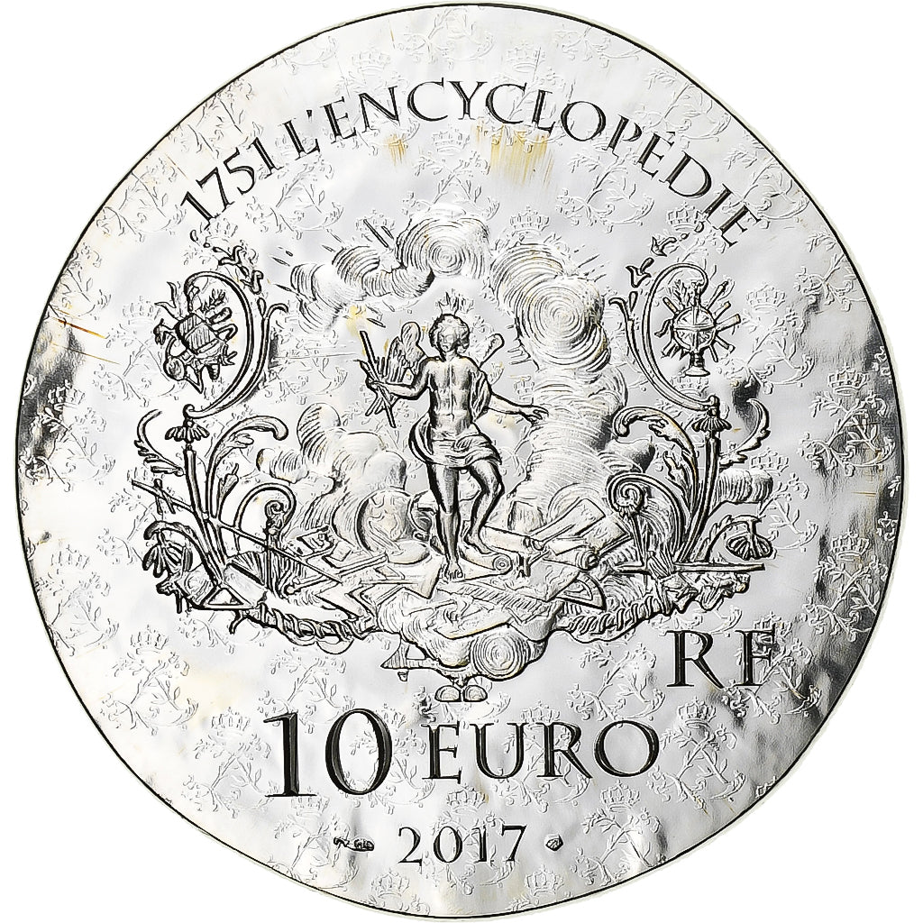 France, 10 Euro, Monnaie de Paris, Marquise de Pompadour, BE, 2017, Paris
