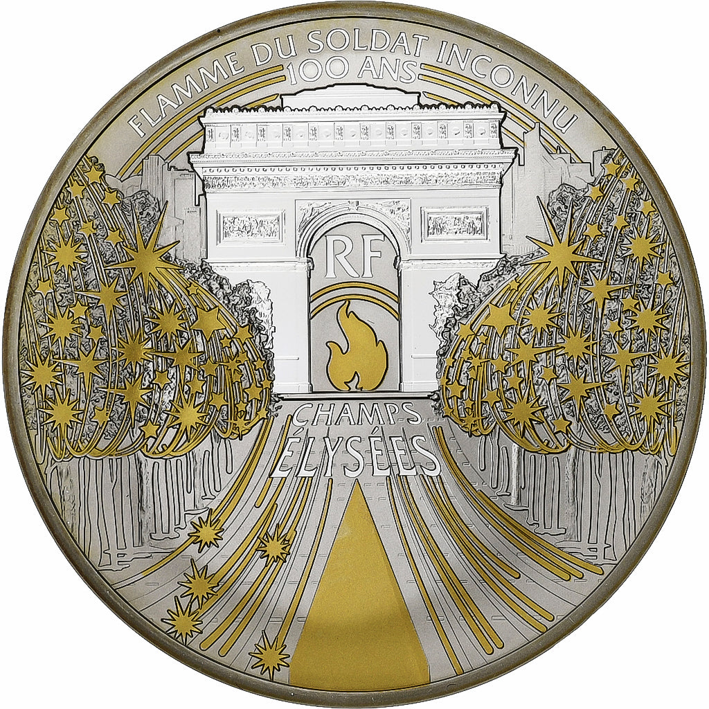 France, 10 Euro, Monnaie de Paris, Champs-Élysées, 2020, Silver, MS(65-70)