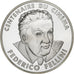 Francia, 100 Francs, Federico Fellini, 1995, Monnaie de Paris, Essai Proof