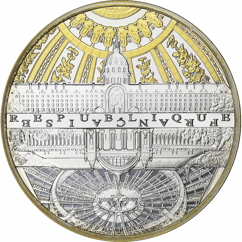France, 10 Euro, Monnaie de Paris, Grand Palais - Invalides, Proof, 2015, Paris