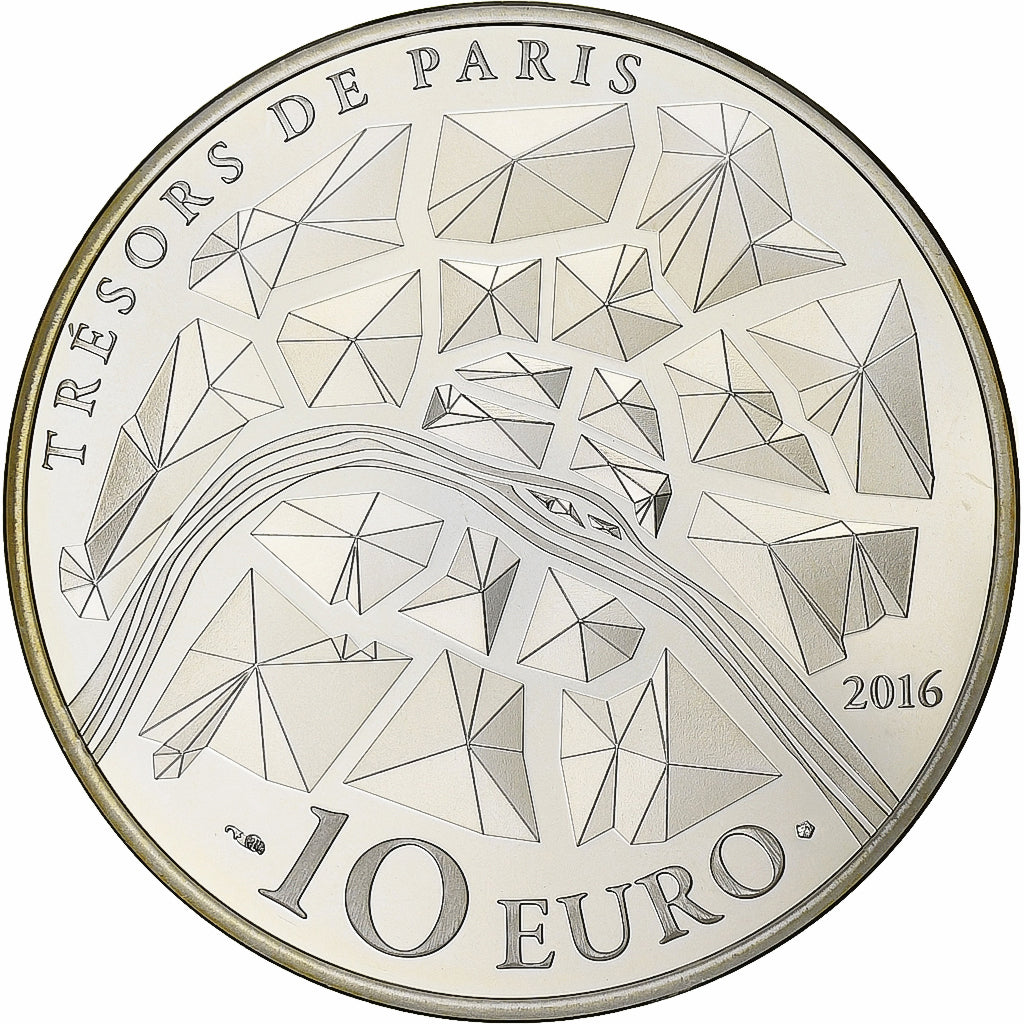 Francja, 10 Euro, Monnaie de Paris, institut de France, BE, 2016, Monnaie de