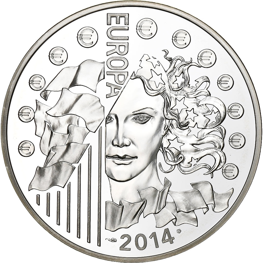 France, 10 Euro, Monnaie de Paris, 50 ans de coopération spatiale européenne