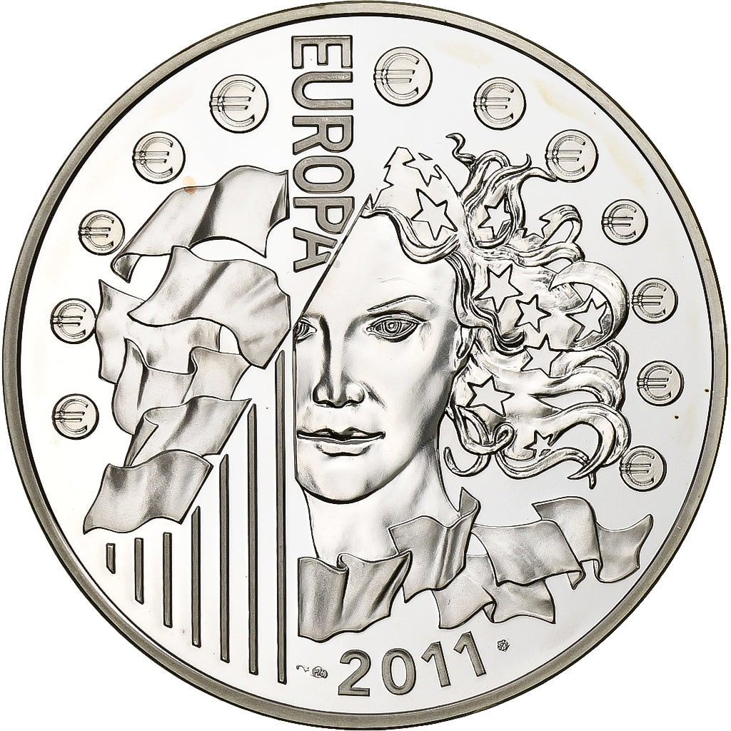 Francja, 10 Euro, Europa - 30e anniversaire fête de la musique, 2011, Paris