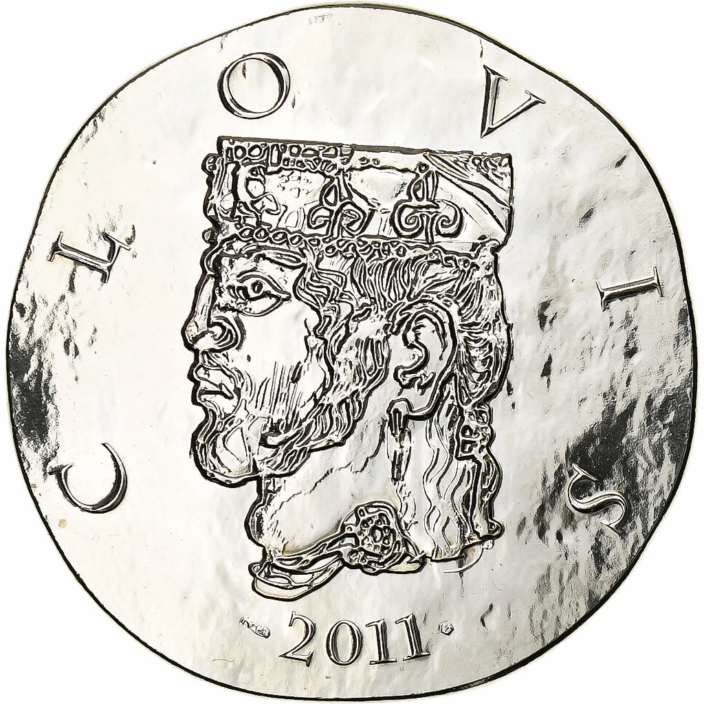 France, 10 Euro, Monnaie de Paris, Clovis, 2011, Paris, Silver, MS(65-70)