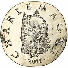 France, 10 Euro, Monnaie de Paris, Charlemagne, 2011, Paris, Silver, MS(65-70)