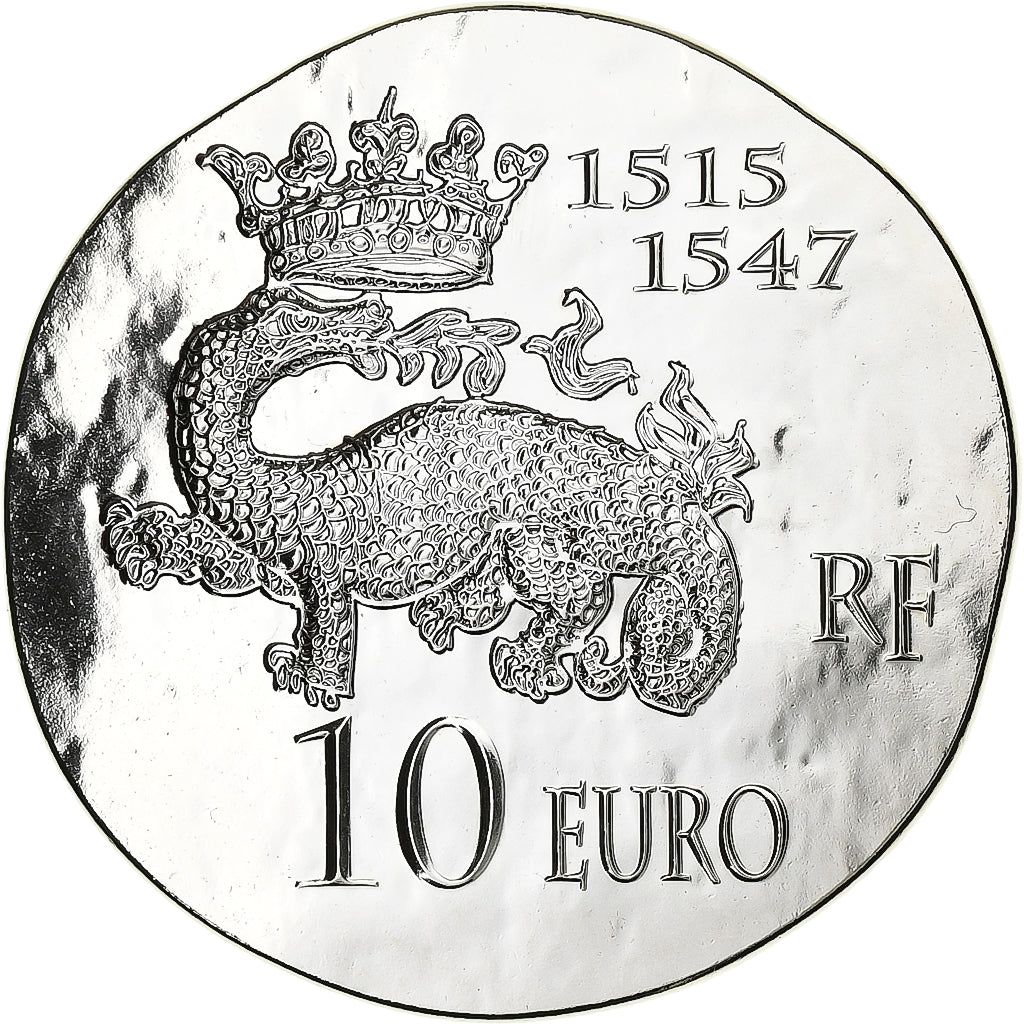 Frankrijk, 10 Euro, Parijse munten, François 1er, Proof, 2013, Paris, Zilver