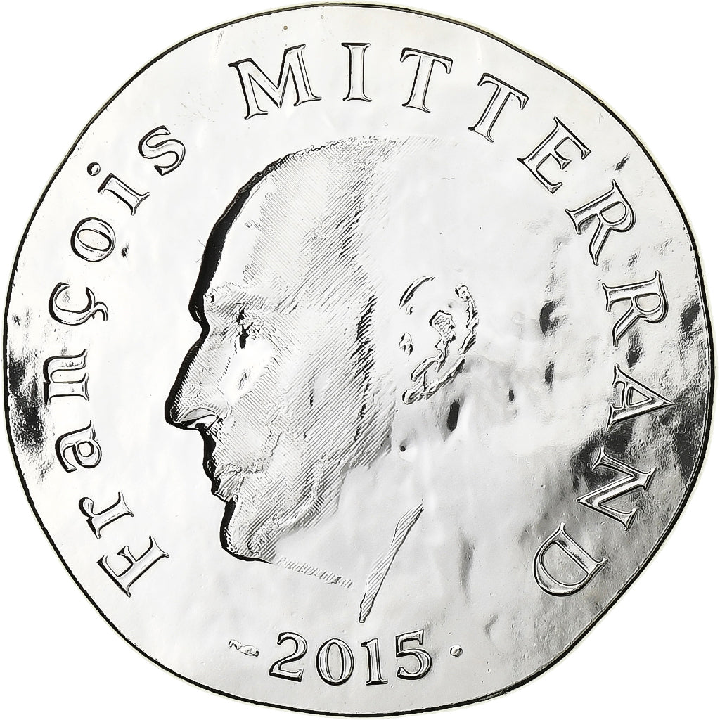 Frankrijk, 10 Euro, François Mitterrand, historique, 2015, Monnaie de Paris