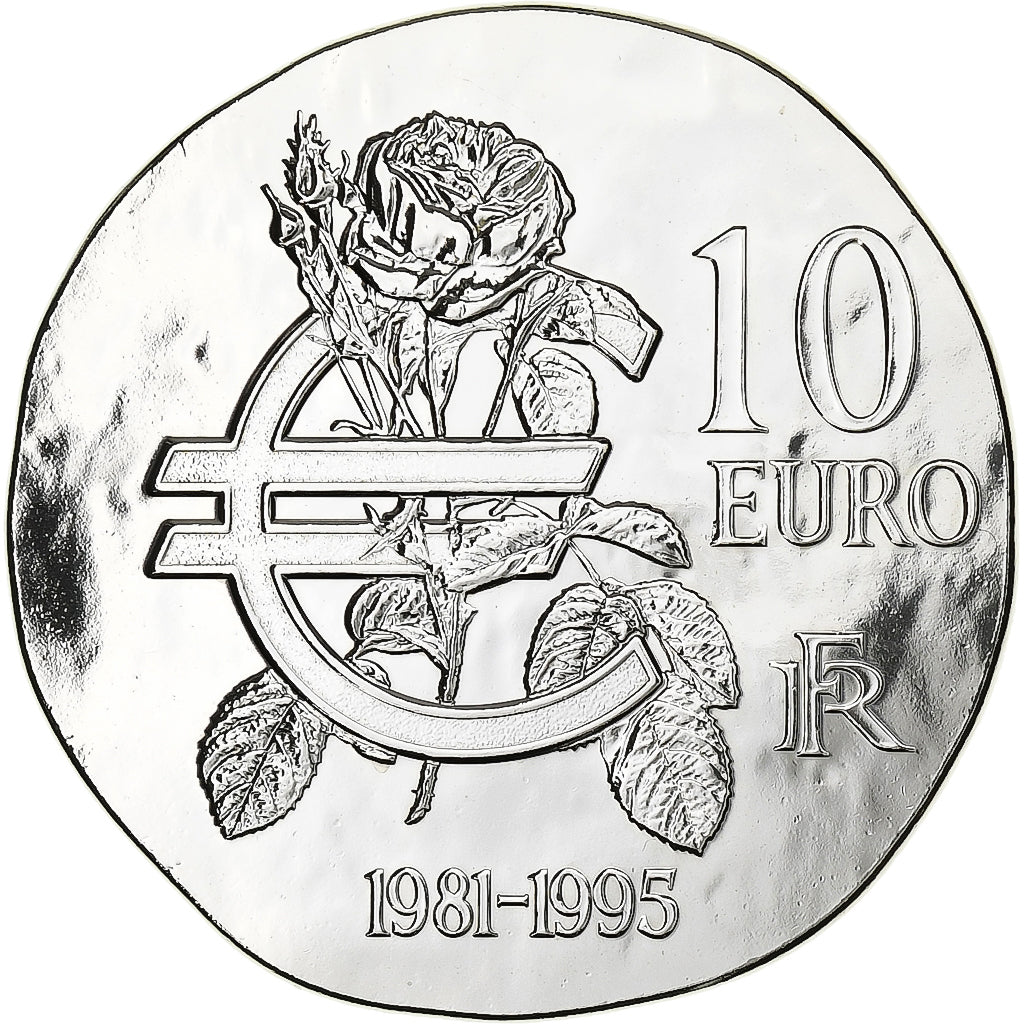 Frankrijk, 10 Euro, François Mitterrand, historique, 2015, Monnaie de Paris