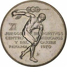 Panama, 5 Balboas, 1970, U.S. Mint, Argent, SUP, KM:28