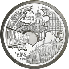 France, 10 Euro, Le Shuttle - EUROSTAR - TGV, Proof, 2013, Monnaie de Paris